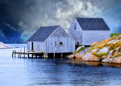 Old Fishing Huts