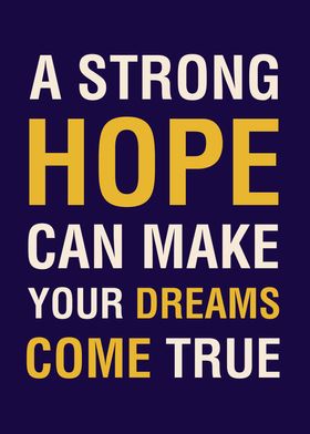 A Strong Hope Quotes 