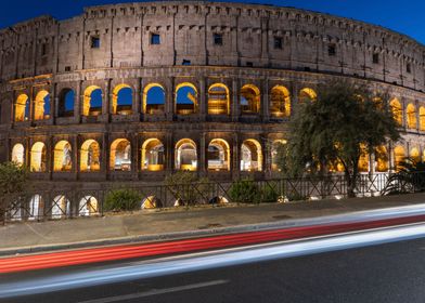 Colosseum in Rome by Night