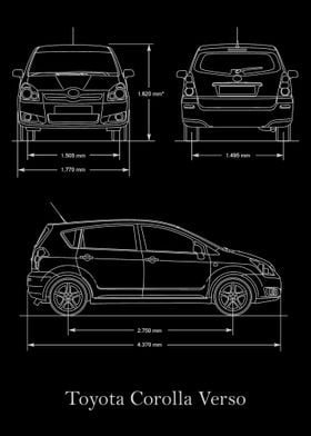 Toyota Corolla Verso 2008 