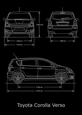 Toyota Corolla Verso 2008 