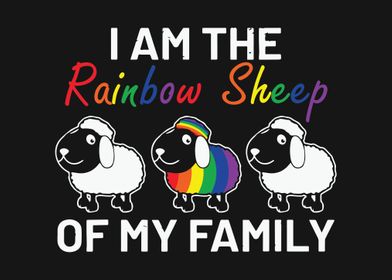 I am the rainbow sheep