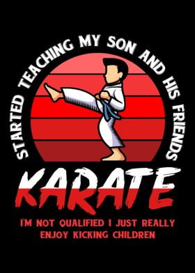 Karate Father Son Teaching