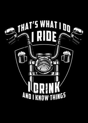 i ride i drink