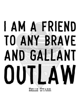 Belle Starr On An Outlaw