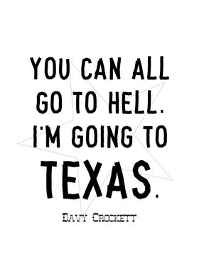 Davy Crockett On Texas