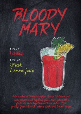 Bloody Mary Cocktail Drink