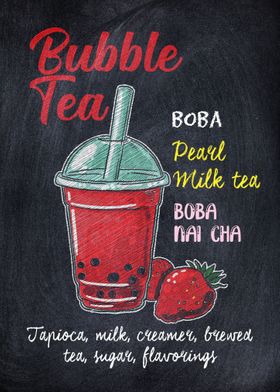 Bubble Tea Anime Boba kpop