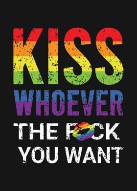Kiss who ever LGBTQ