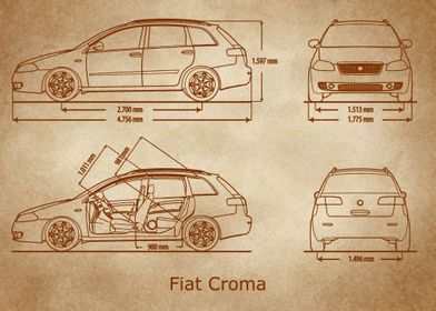 Fiat Croma 2005 old 