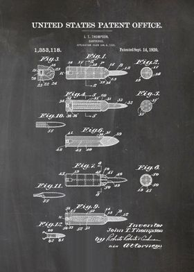 16 Firearm Cartridge Pate