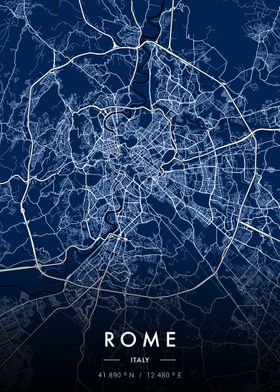 Rome City Map Blueprint