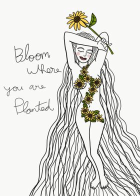 Bloom where you are plant
