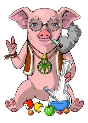 Pig Hippie Stoner