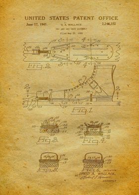 98 Ski Shoe Patent