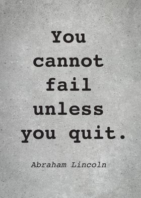 A Lincoln Quote L020