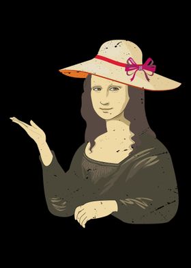 Mona Lisa with Sombrero