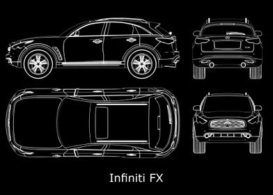 Infiniti FX 2009 Blueprint