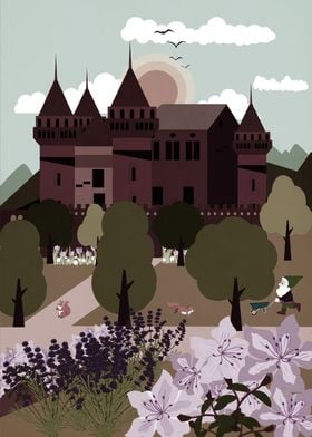 Castle and garden 1