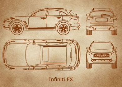 Infiniti FX Blueprint old