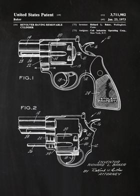 17 1973 Colt Revolver Pat