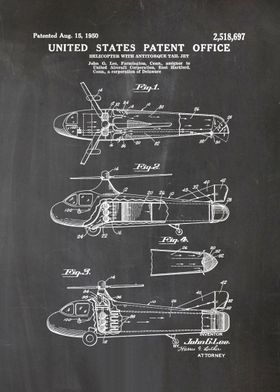 33 1950 Helicopter Patent