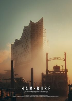 Elphie im Nebel Hamburg