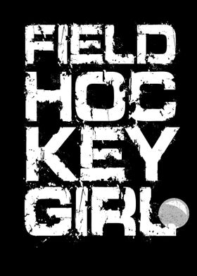 Field Hockey Grunge Text