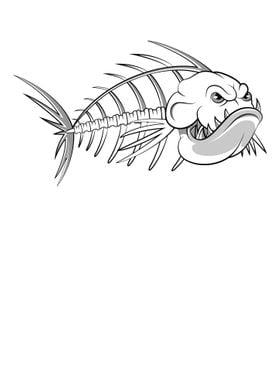 Bass Fish Skeleton Gift