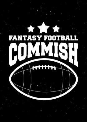 Fantasy Football Draft Wall Poster, 14.725 x 22.375 