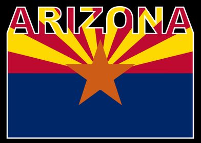 Arizona Text Flag