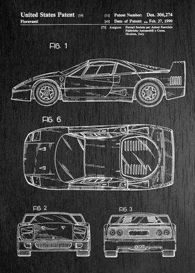 6 Ferrari F40 Patent