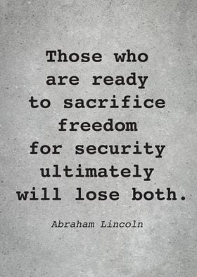 A Lincoln Quote L027