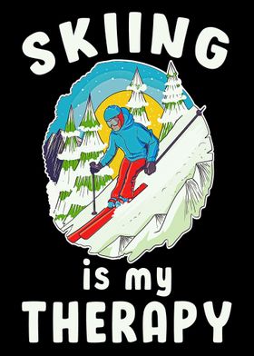 Skiing Ski Skier Snow Gift