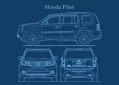 Honda Pilot 2013 Blueprint