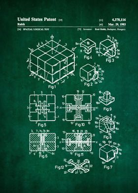 9 Rubiks Cube Patent