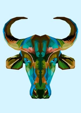 Colorful Torrero Bull