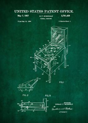 2 Pinball Machine Patent