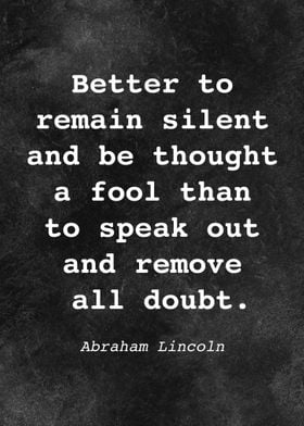 A Lincoln Quote D009