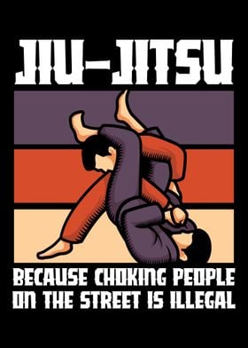 Jiu Jitsu Choking People