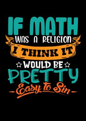 If math was a religion i t