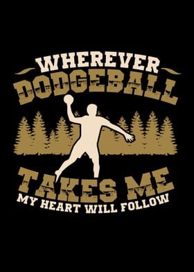 Dodgeball Player Gift