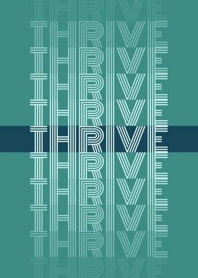 Positive Word Thrive