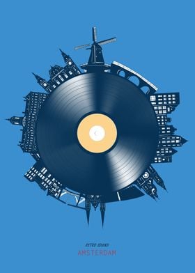 amsterdam vinyl blue