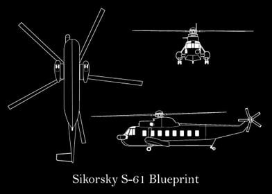 Sikorsky S61 Blueprint 