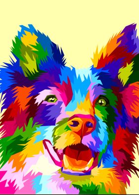 Dog Polygonal Art