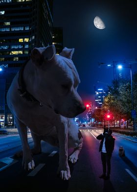 Big Dog in the Night