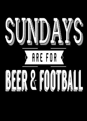 Football And Beer