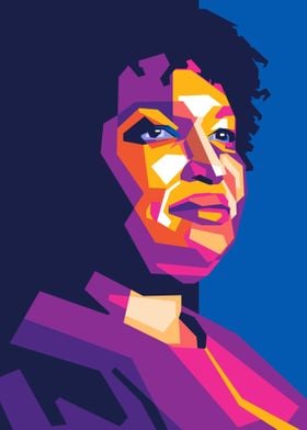 Stacey abrhams wpap art