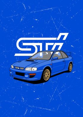 wrx sti blue